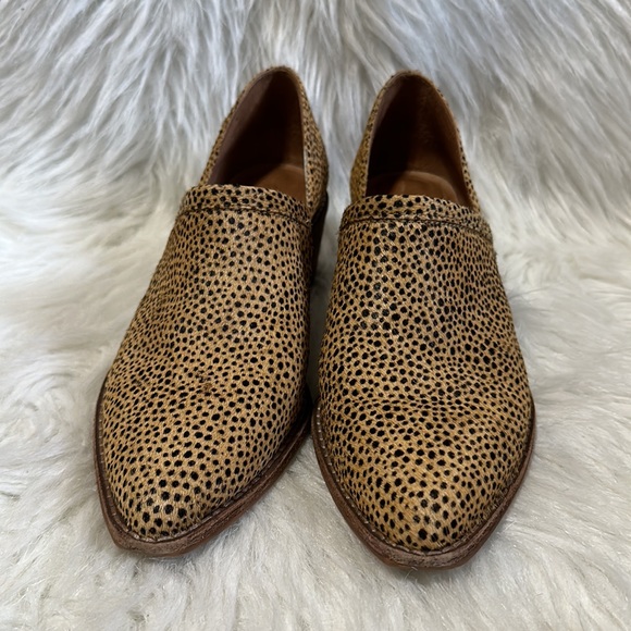 Madewell The Brady Lowcut Bootie in Spotted Calf Hair Size 6.5 - Picture 3 of 11